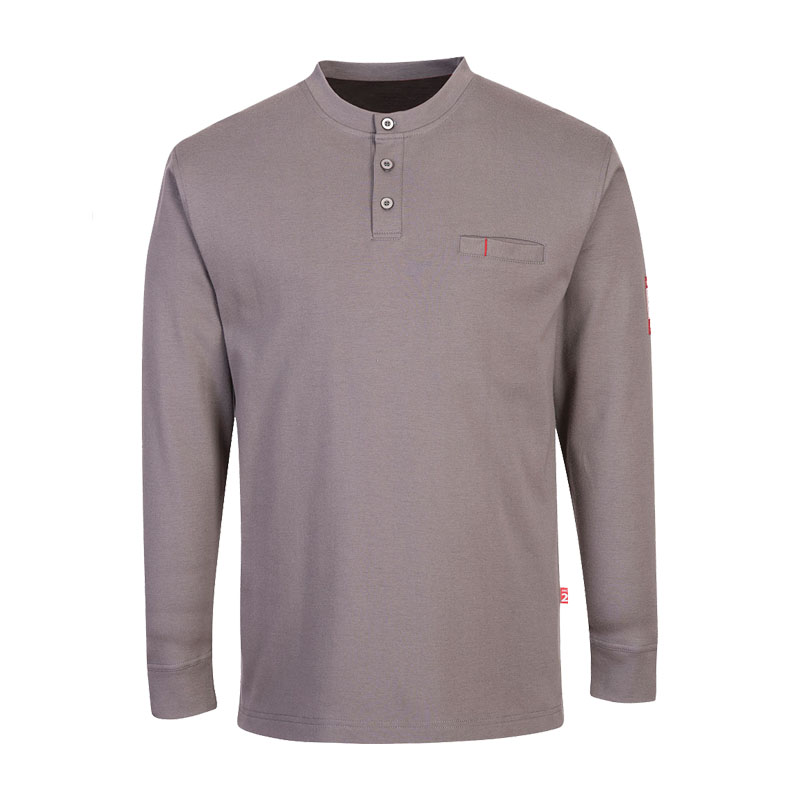PortWest FR32 MultiNorm Henley T-Shirt flammhemmend und antistatisch