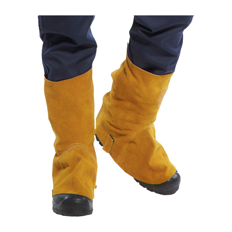 PortWest SW32 Leder Schweisser Stiefelabdeckungen zum Schweissen und Flexen