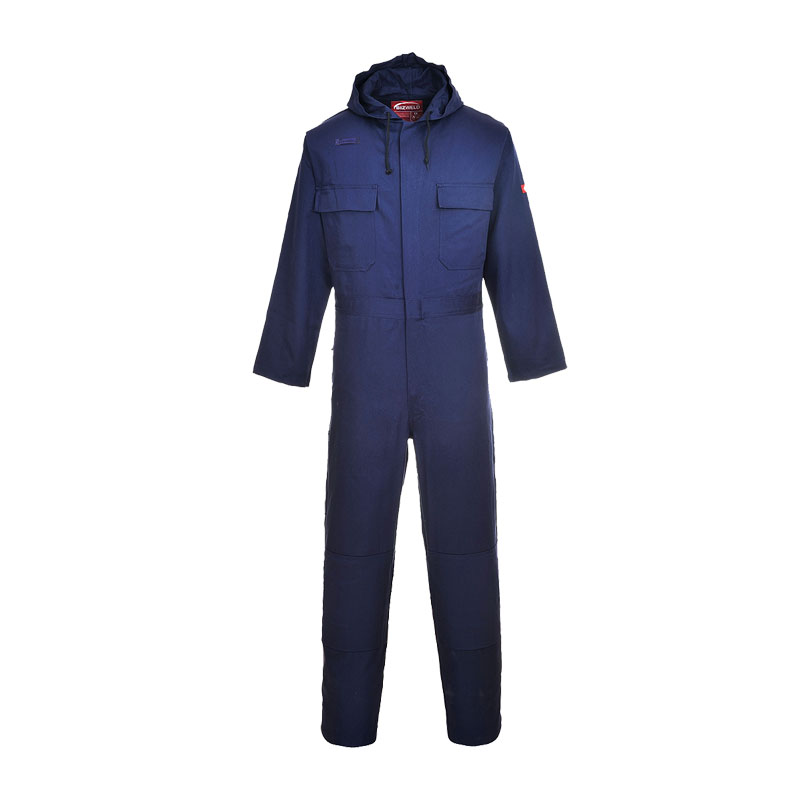 PortWest BIZ6 Schweisser Overall mit Kapuze und Störlichtbogenschutz